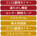 調理性能（コンロ、グリル）