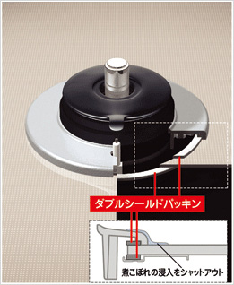 煮こぼれ侵入シャットアウト