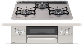 パロマ ビルトインコンロ フェイシス LP/プロパン PD-821WS-60GJ ノーブルグレー 2019年製 動作未確認 現状品 札幌 手稲 パロマ ビルトインコンロ フェイシス LP/プロパン PD-821WS-60GJ